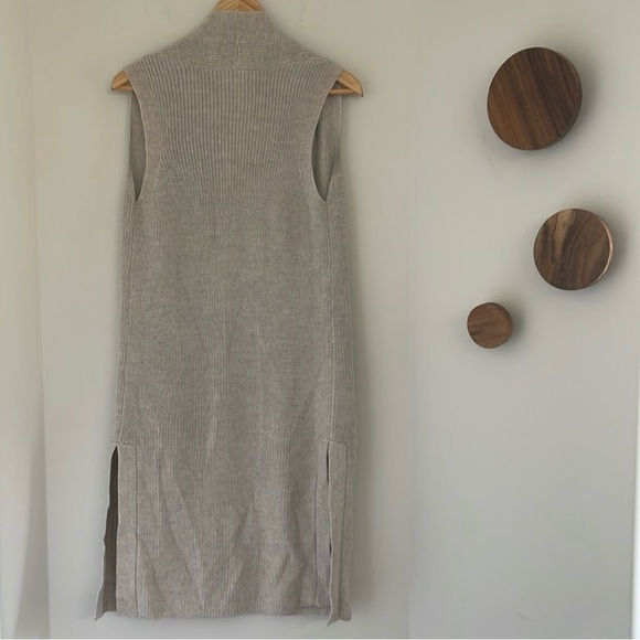 Wilfred Olivie Cardigan Long, merino-wool cardigan vest Grey Size Extra Small - Picture 5 of 9